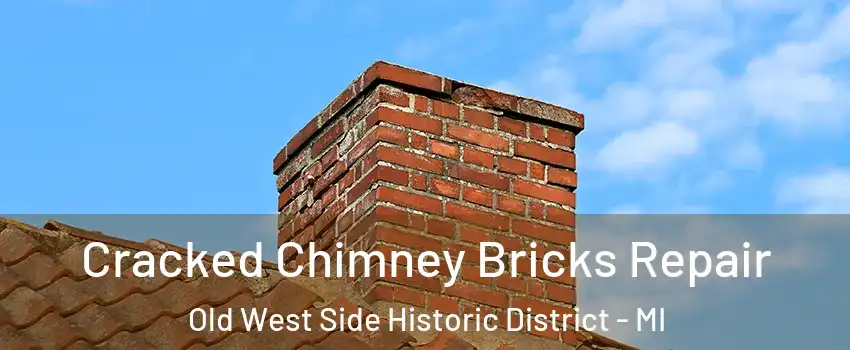 Cracked Chimney Bricks Repair Old West Side Historic District - MI