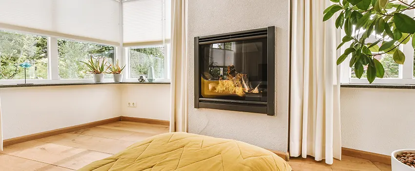 Residential Fireplace Ceramic Glass Installation in Old West Side Historic District, MI