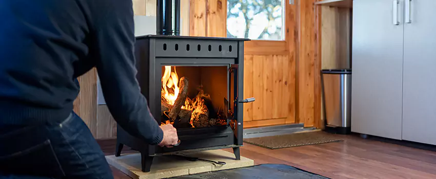 Open Hearth Wood Fireplace Installation in Old West Side Historic District, MI