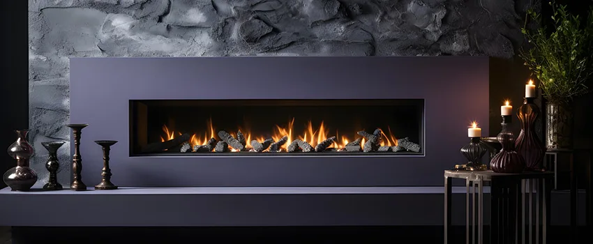 Ember Bed for Ventless Gas Fireplace in Old West Side Historic District, MI