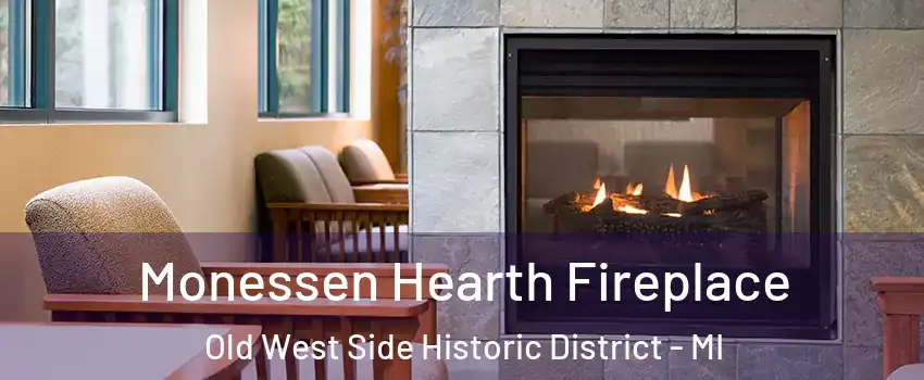 Monessen Hearth Fireplace Old West Side Historic District - MI