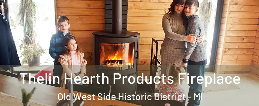 Thelin Hearth Products Fireplace Old West Side Historic District - MI